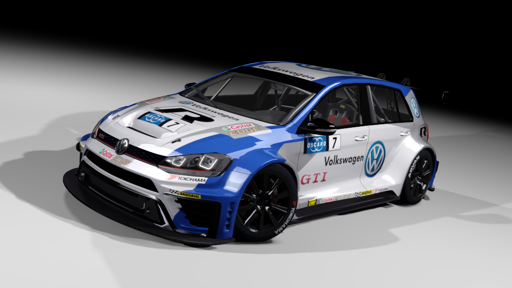 VW Golf GTi TCR hillclimb, skin VWTCR7