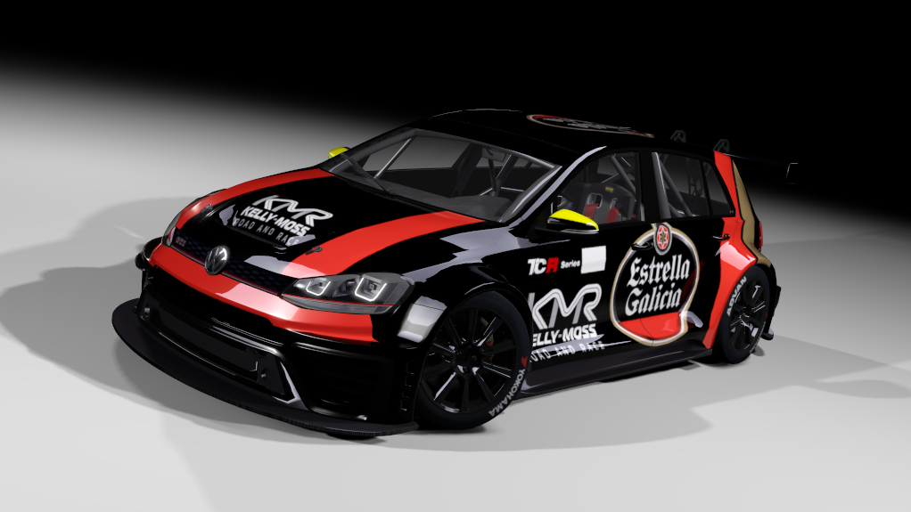 VW Golf GTi TCR hillclimb, skin estrella