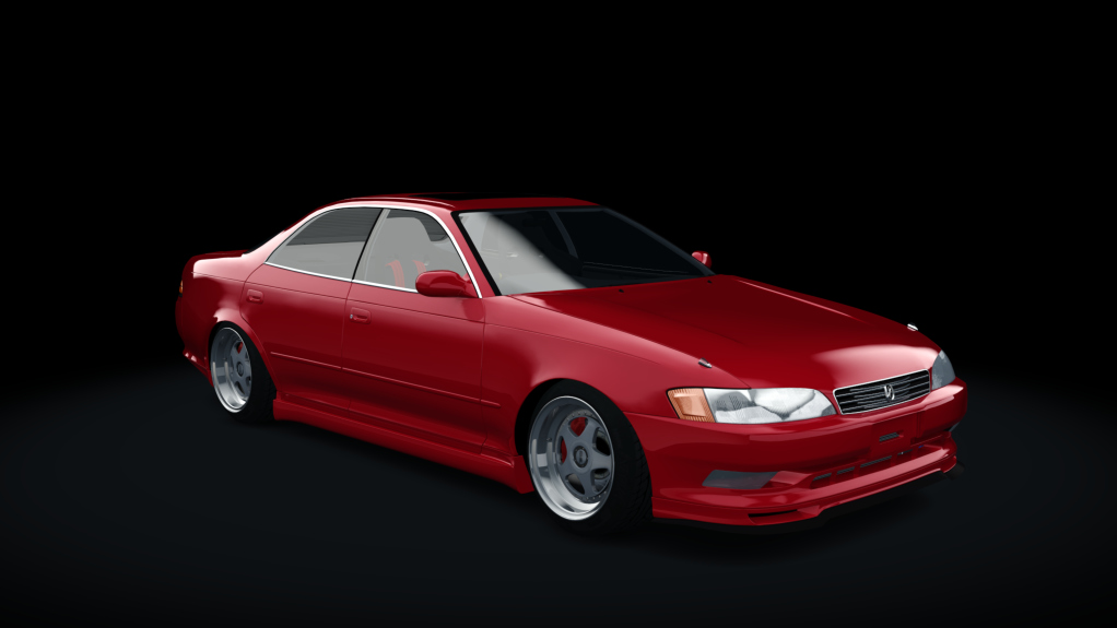 Toyota Mark II JZX90 WDT Street, skin red