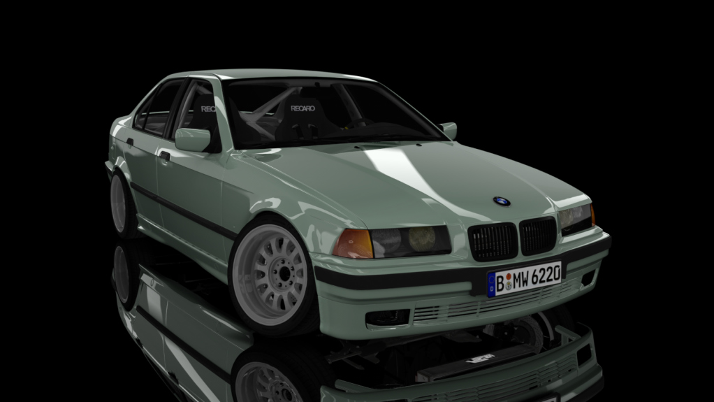 Pib E36 318i, skin Opale Green Metallic