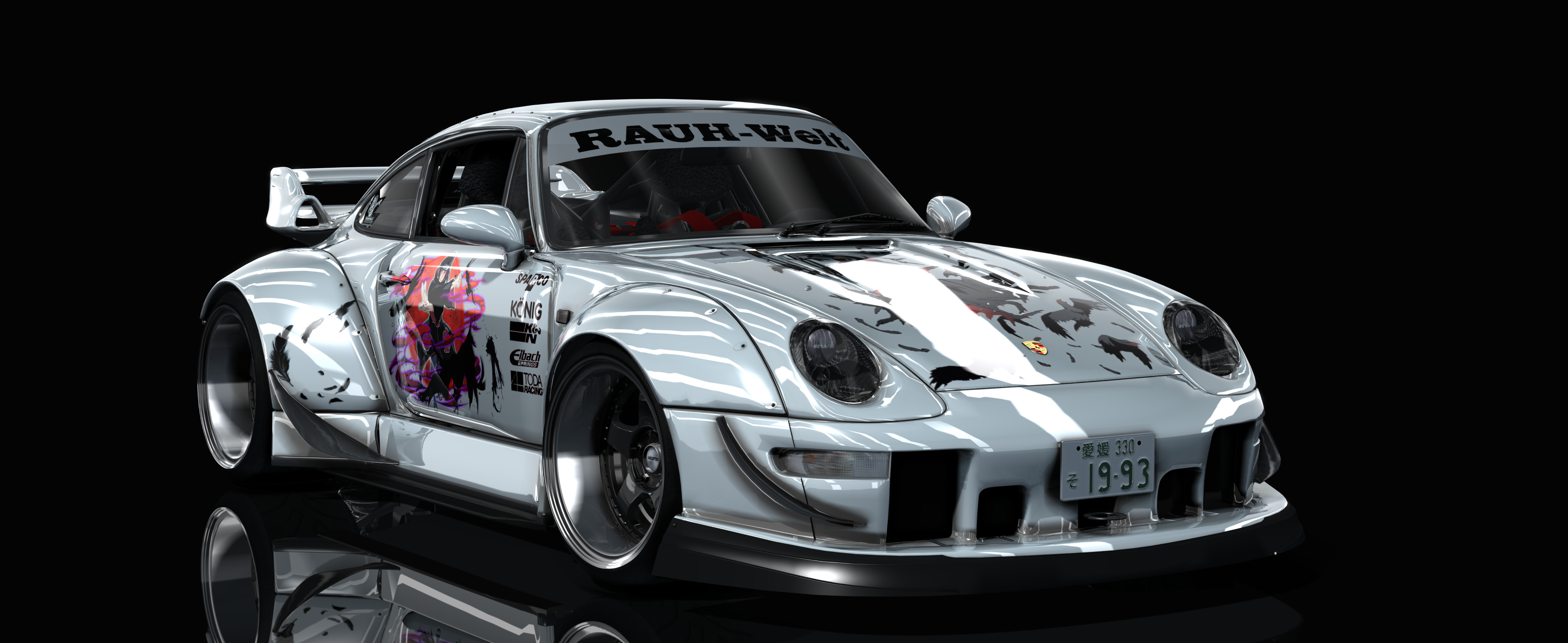 Porsche 911 (993) RWB Hellspec V2, skin itashi