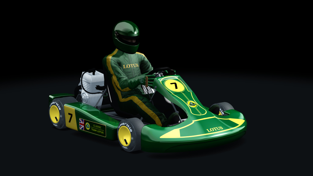 Shifter Kart 125, skin LOTUS_GEN