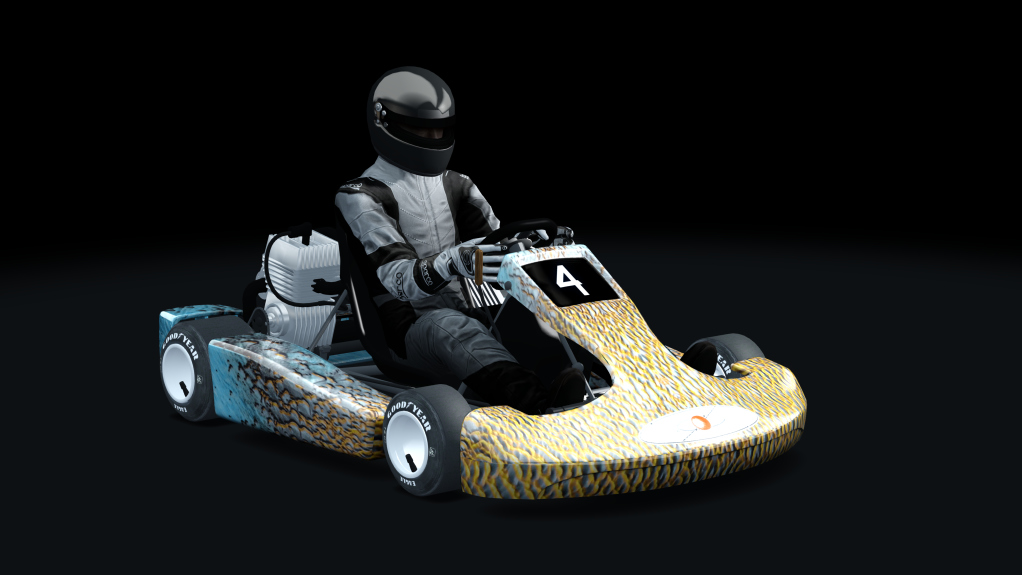 Shifter Kart 125, skin MarsBlueDune