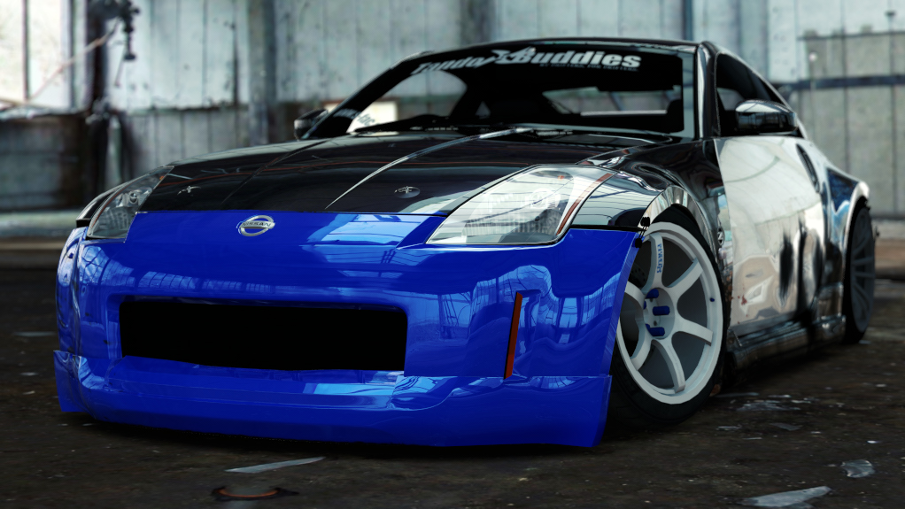 Tando Buddies 350Z Missile, skin dirty black