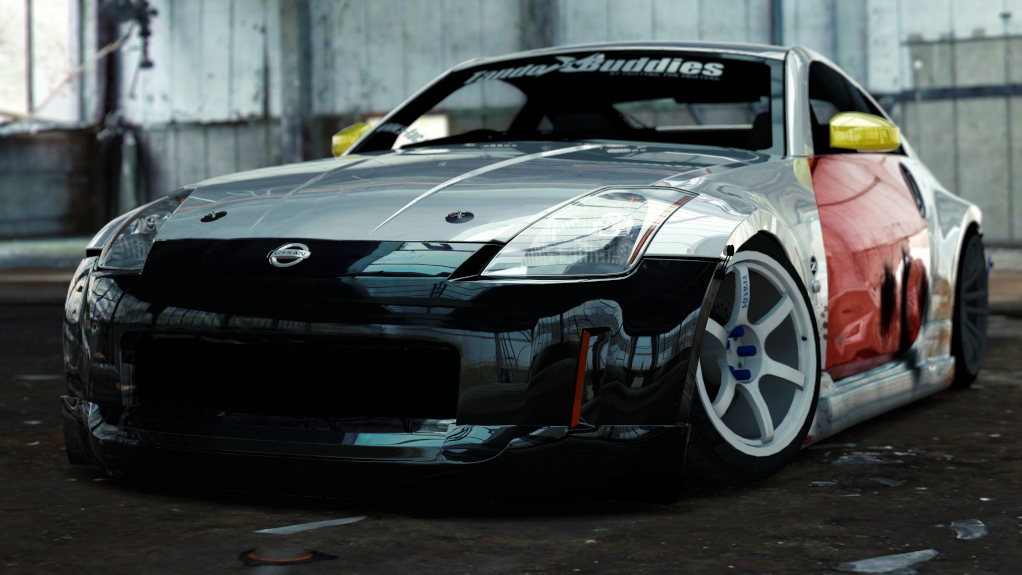 Tando Buddies 350Z Missile, skin dirty white