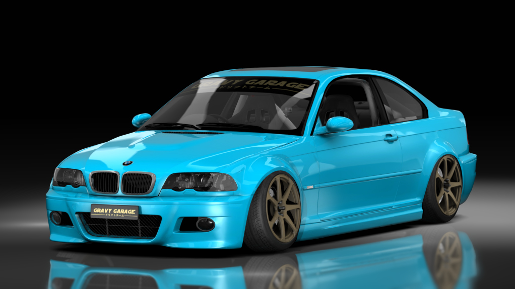 - AiO.v2 - GravyGarage BMW E46 v2, skin blue