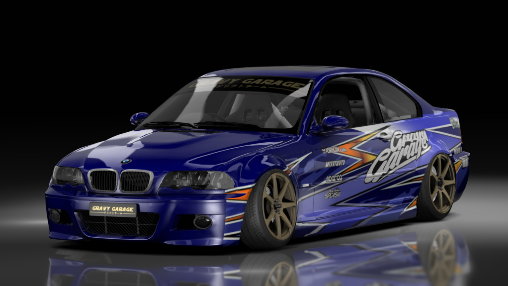 - AiO.v2 - GravyGarage BMW E46 v2, skin gravy blue