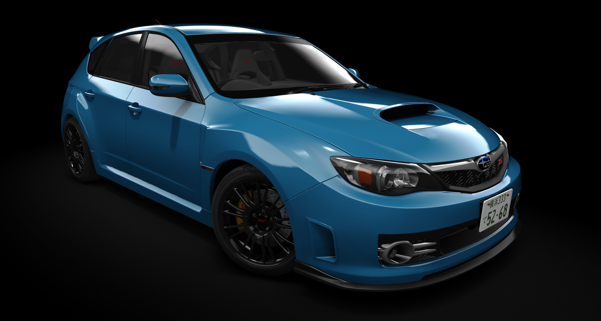 Subaru Impreza WRX STi [GRB], skin lightning_blue