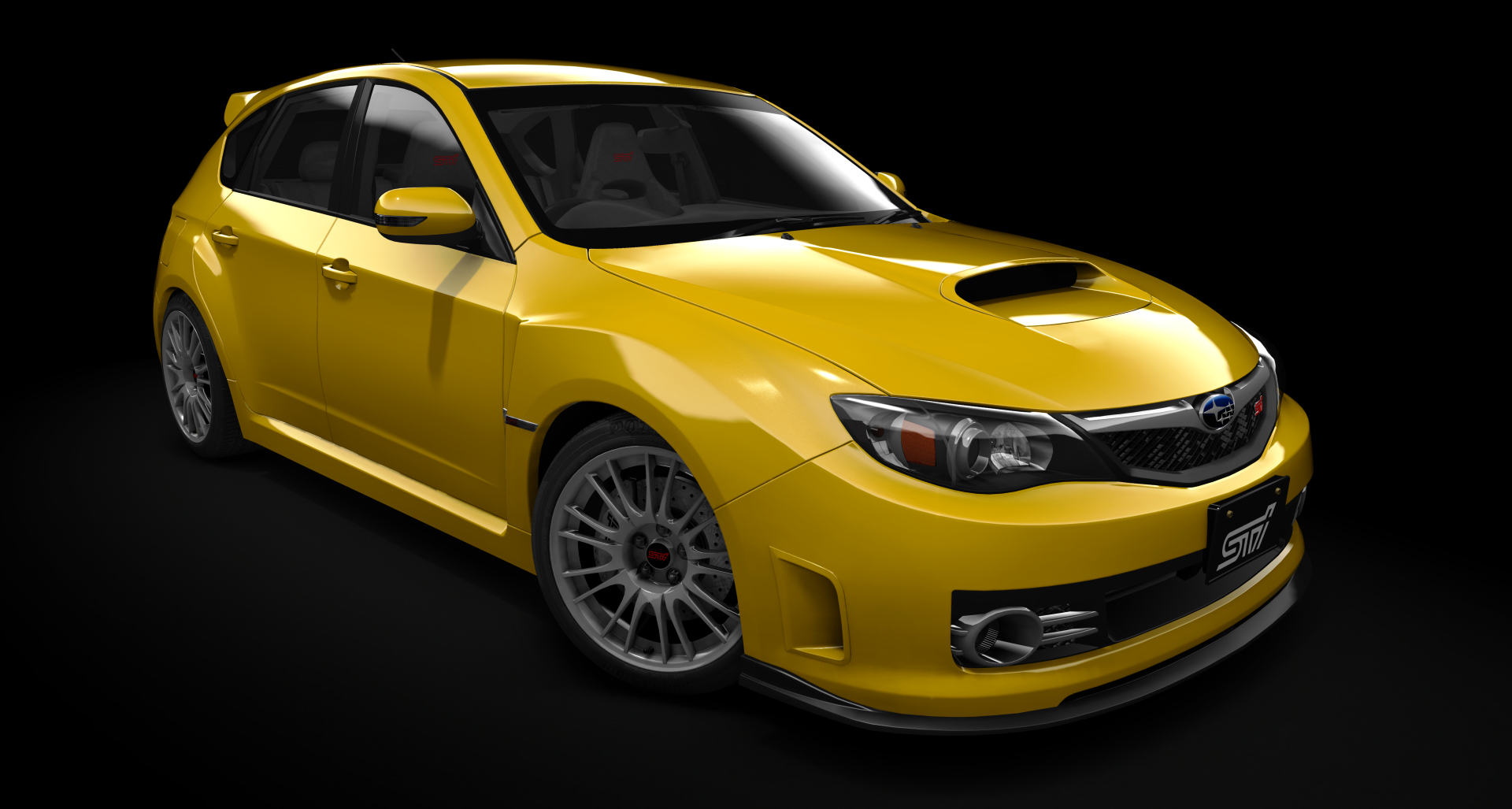 Subaru Impreza WRX STi [GRB], skin yellow