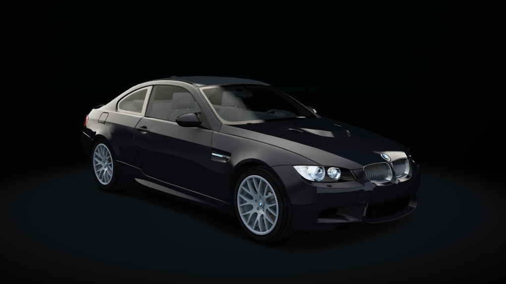 BMW M3 E92, skin Azurite_Black