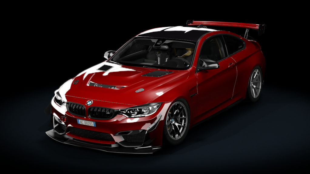 BMW M4 F82 tracktool, skin 11 Wine Red
