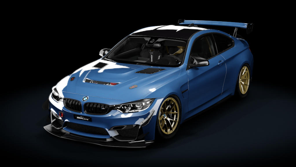 BMW M4 F82 tracktool, skin Blue