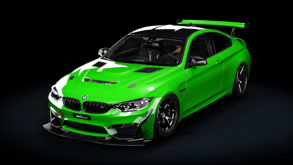 BMW M4 F82 tracktool, skin Green