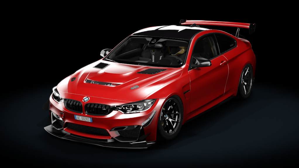 BMW M4 F82 tracktool, skin Red