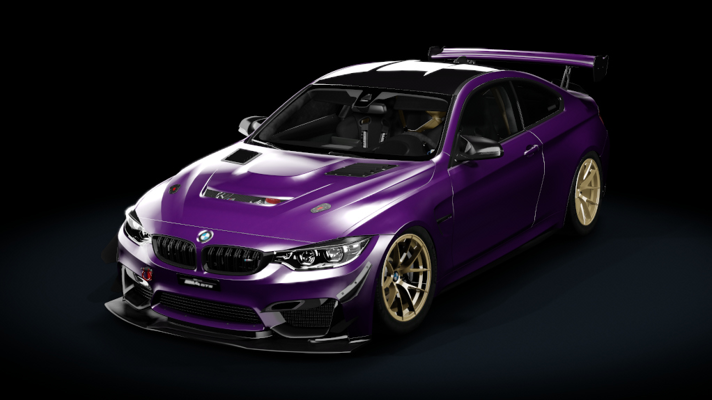BMW M4 F82 tracktool, skin Violine