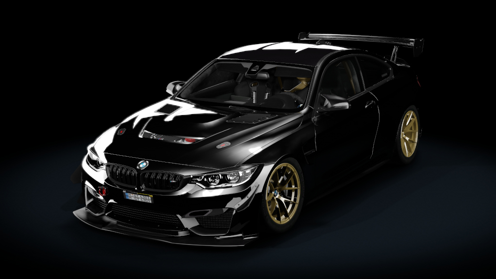 BMW M4 F82 tracktool, skin black