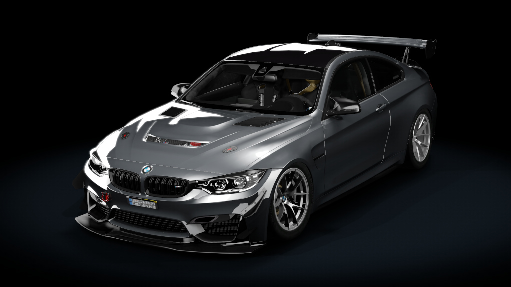 BMW M4 F82 tracktool, skin frosted_grey
