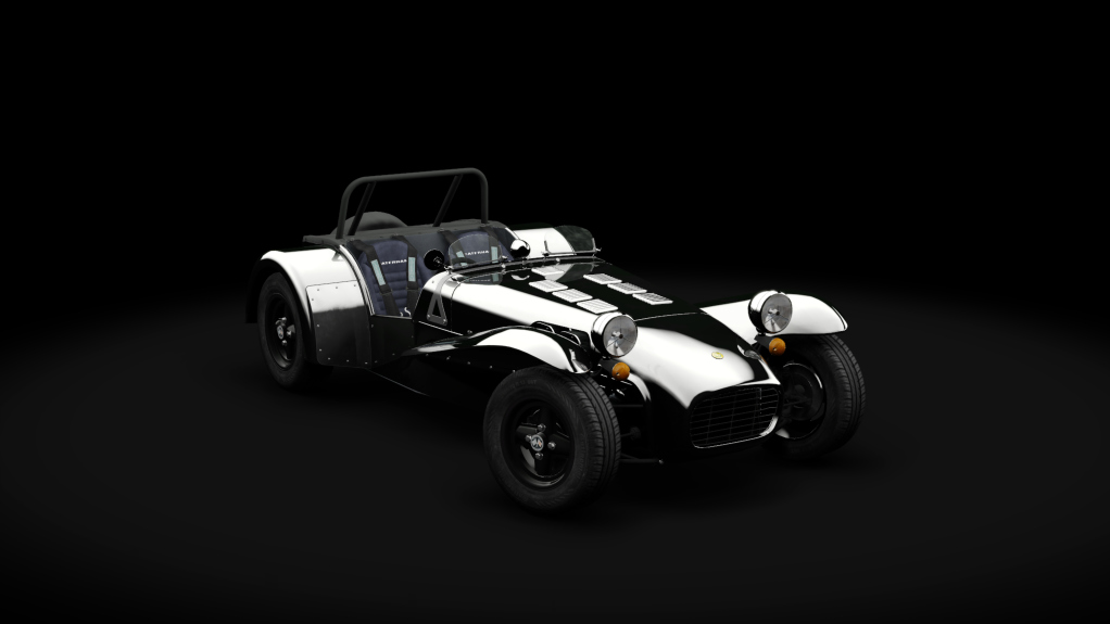 Caterham Super7 1700 Super Sprint Clamshell, skin chrome