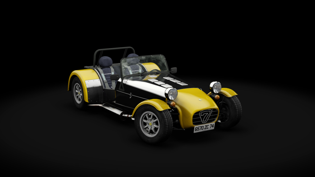 Caterham Super7 1700 Super Sprint LHD, skin chrome