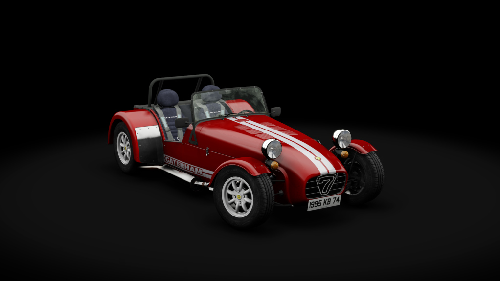 Caterham Super7 1700 Super Sprint LHD, skin red_stripes