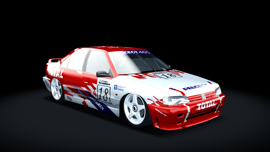 BTCC 1992 Peugeot 405 Mi16, skin Harrison18