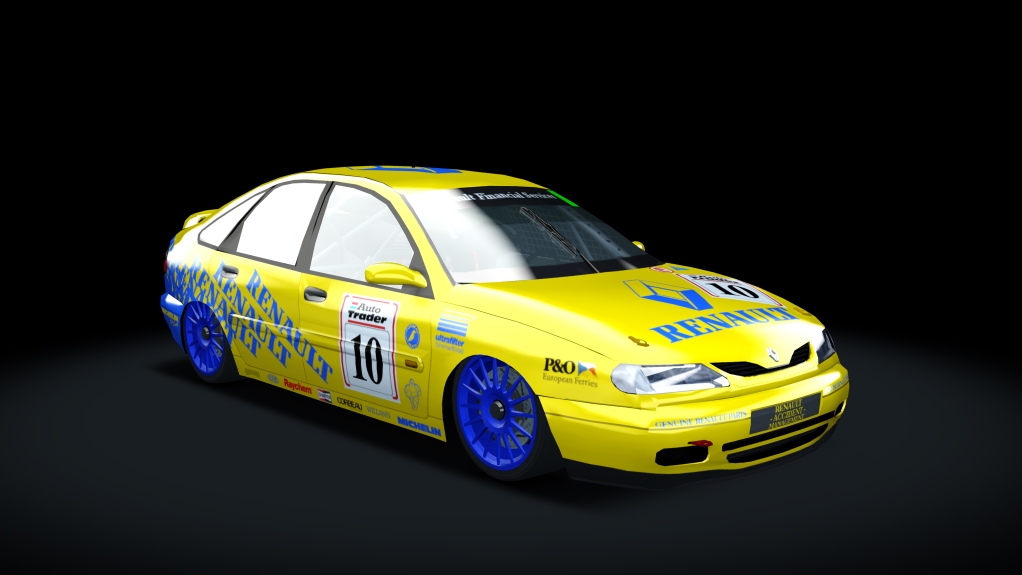 BTCC 1994 Renault Laguna, skin Menu