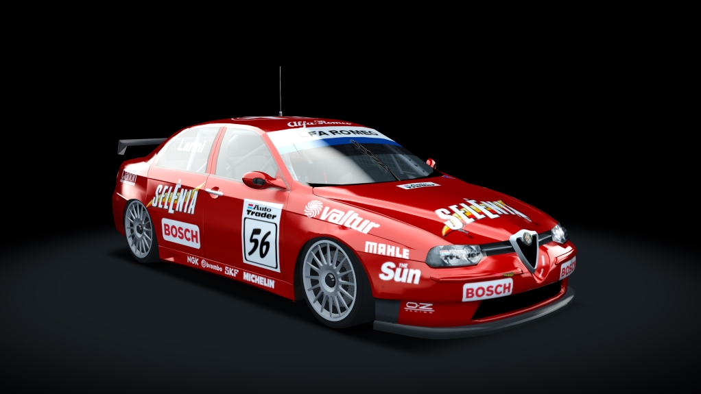 BTCC 1998 Alfa Romeo 156 GTA, skin Larini