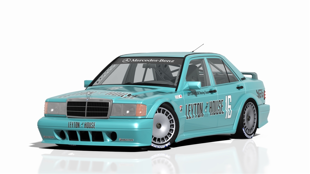 Mercedes-Benz 190E Gr.A (JTC Div. II), skin leyton_house_jtcc_1986