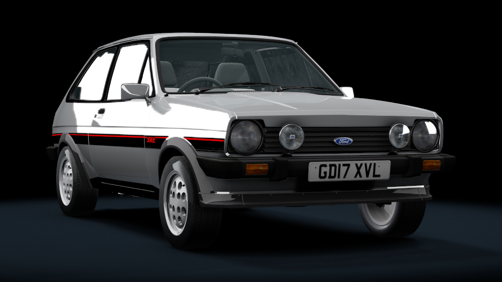 Ford Fiesta XR2 1981, skin strato_silver