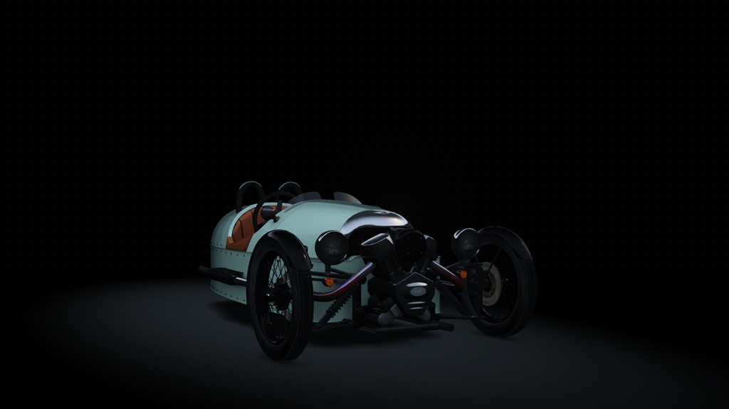 Morgan 3 Wheeler, skin green