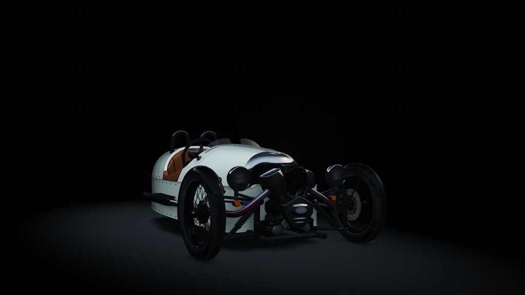 Morgan 3 Wheeler, skin sport_white