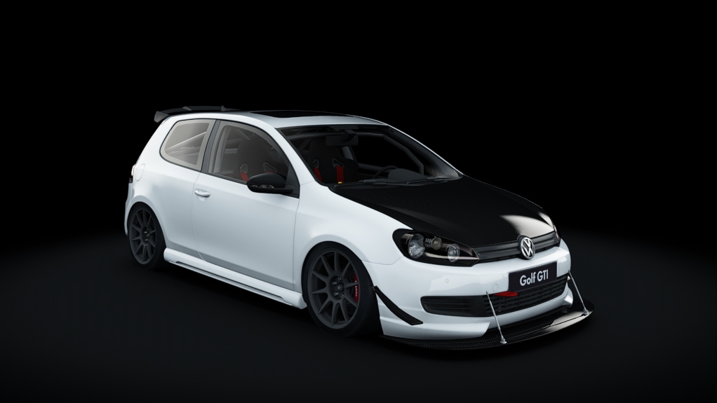 Volkswagen Golf GTi 2010 Track, skin Candy White