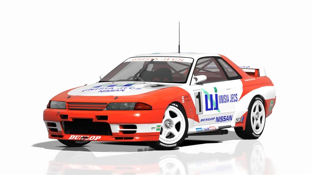 Nissan Skyline BNR32 Gr.A (JTC Div. I), skin Unisia 1