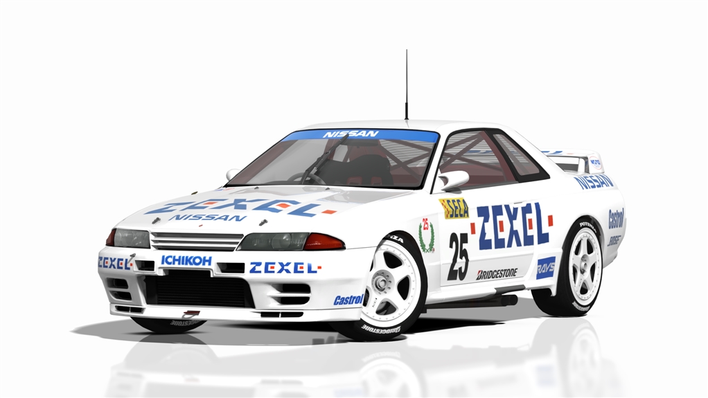 Nissan Skyline BNR32 Gr.A (JTC Div. I), skin Zexel 25