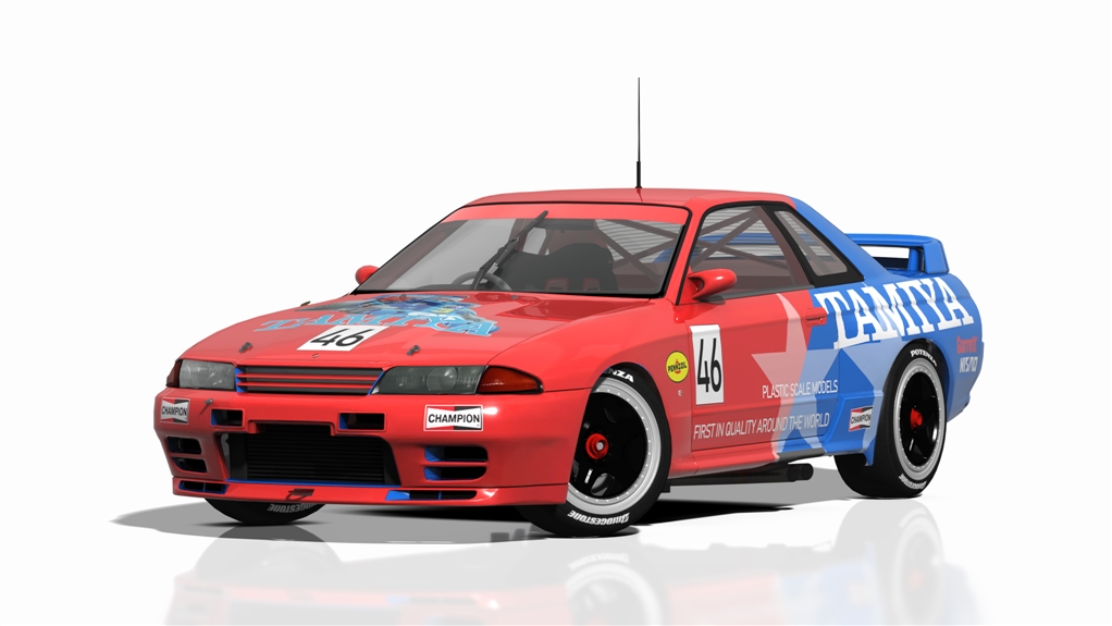 Nissan Skyline BNR32 Gr.A (JTC Div. I), skin tamiya_46