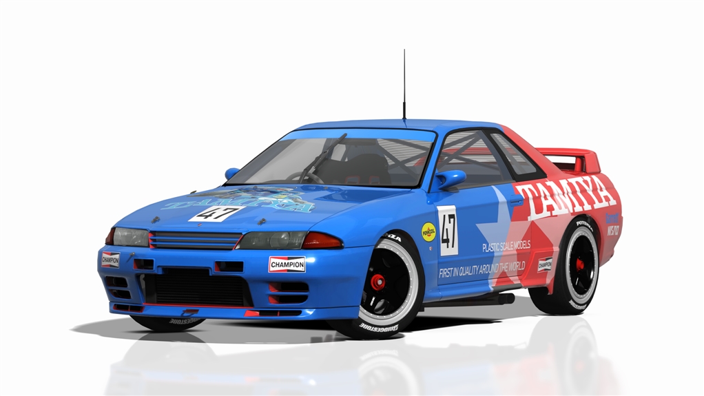 Nissan Skyline BNR32 Gr.A (JTC Div. I), skin tamiya_47