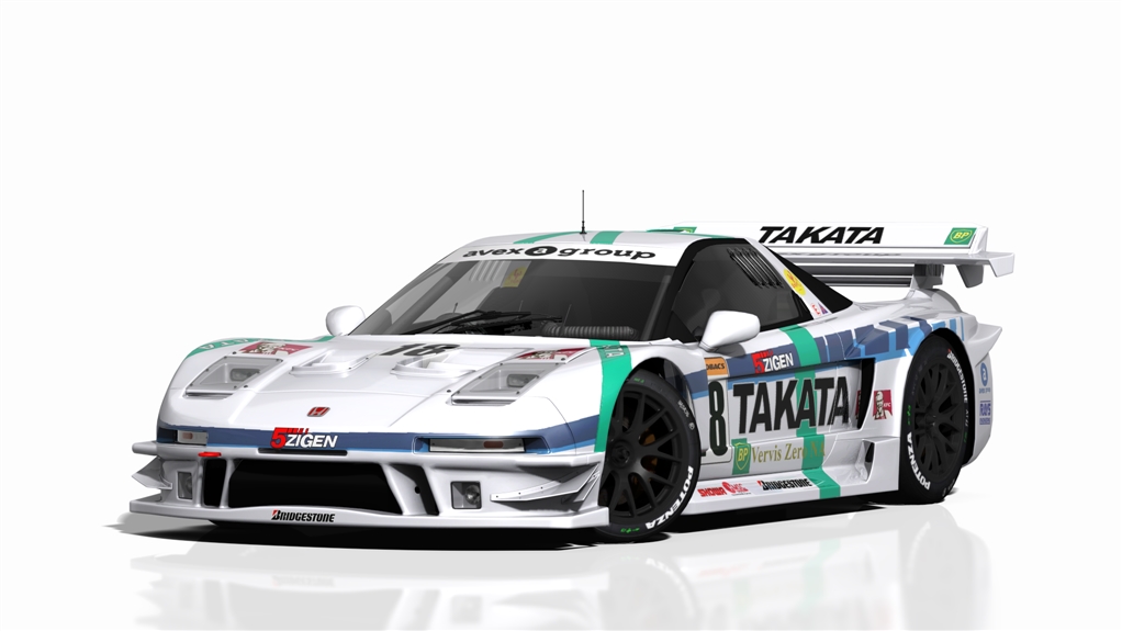 Honda NSX GT500 1998, skin Takata_Dome