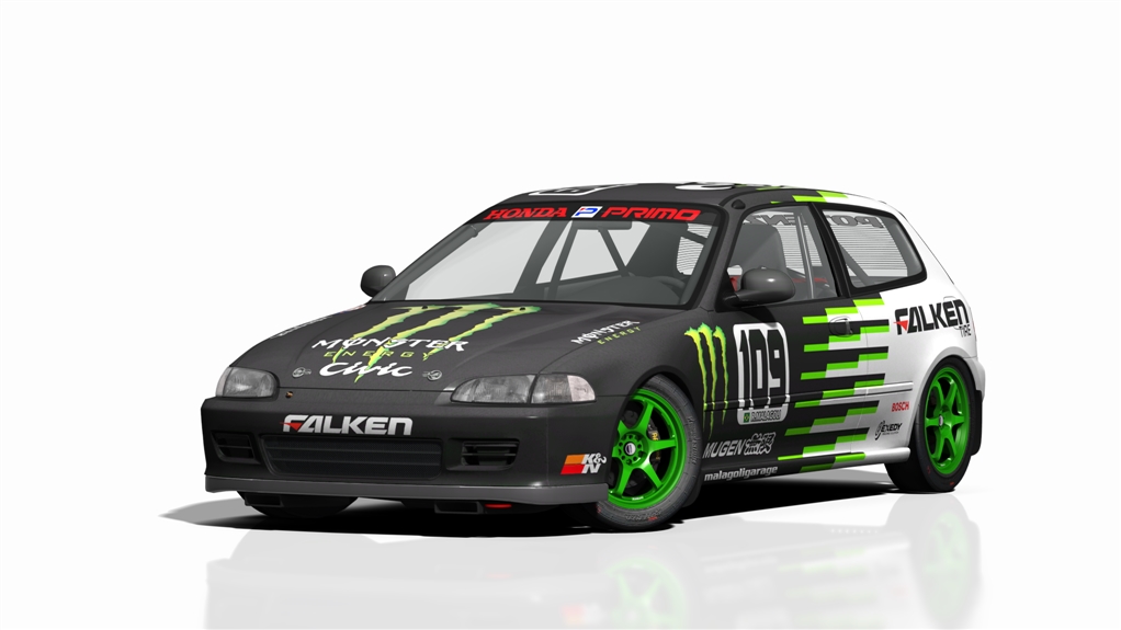 Honda Civic SiR-II 1991 (JTC Div. III), skin monster_109