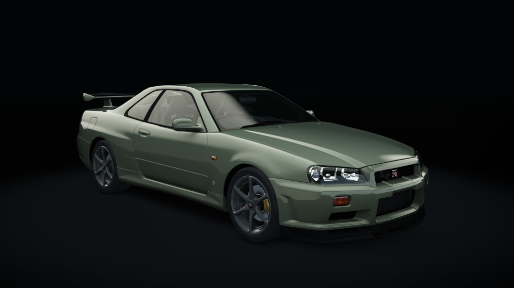 Nissan Skyline GTR R34 V-Spec, skin 08_millennium_jade