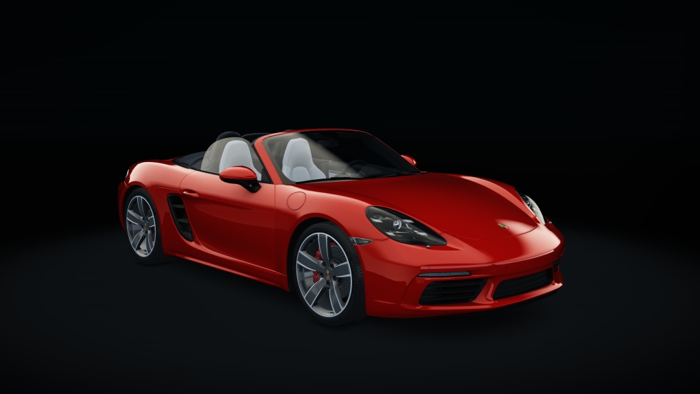 Porsche 718 Boxster S, skin 06_guards_red