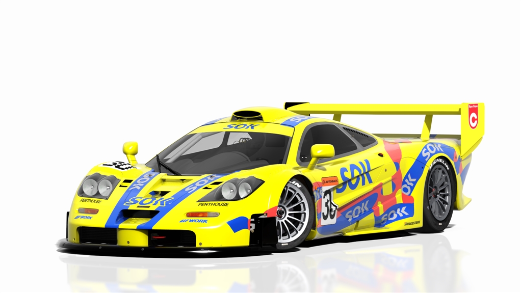 McLaren F1 GTR Longtail JGTC500 2000, skin Team_Take_One_30