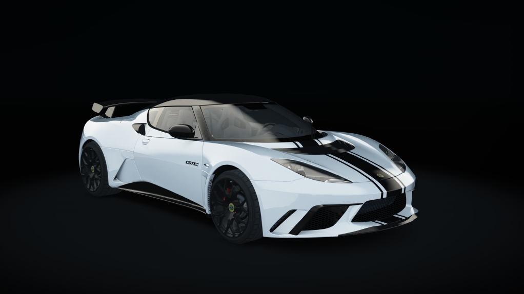 Lotus Evora GTE, skin white_black