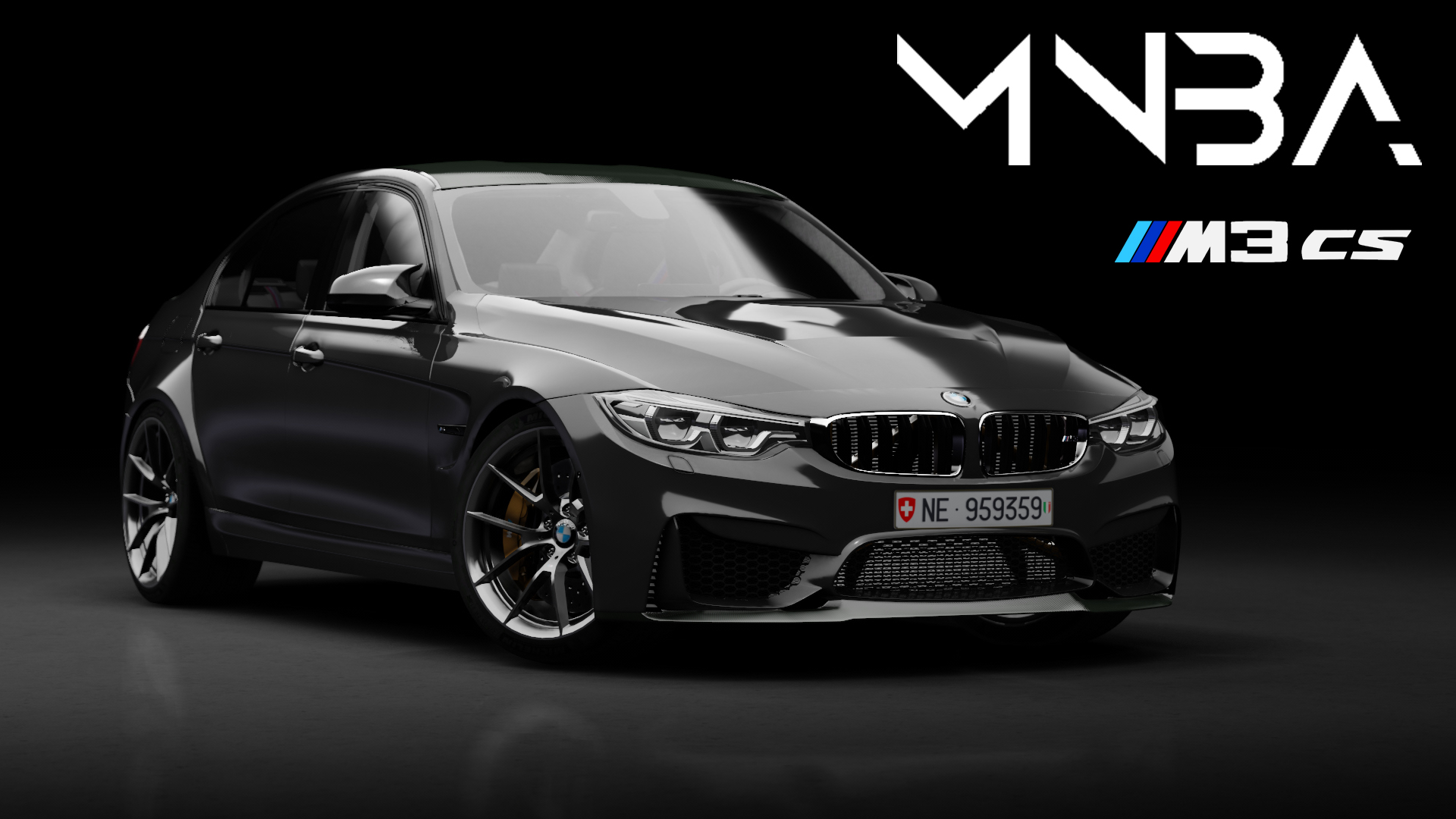 BMW M3 F80 CS, skin 02_Black_Sapphire_Metallic