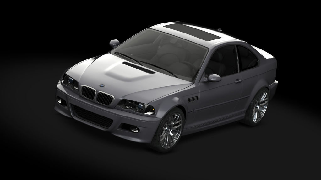 BMW M3 E46, skin Gt Silver
