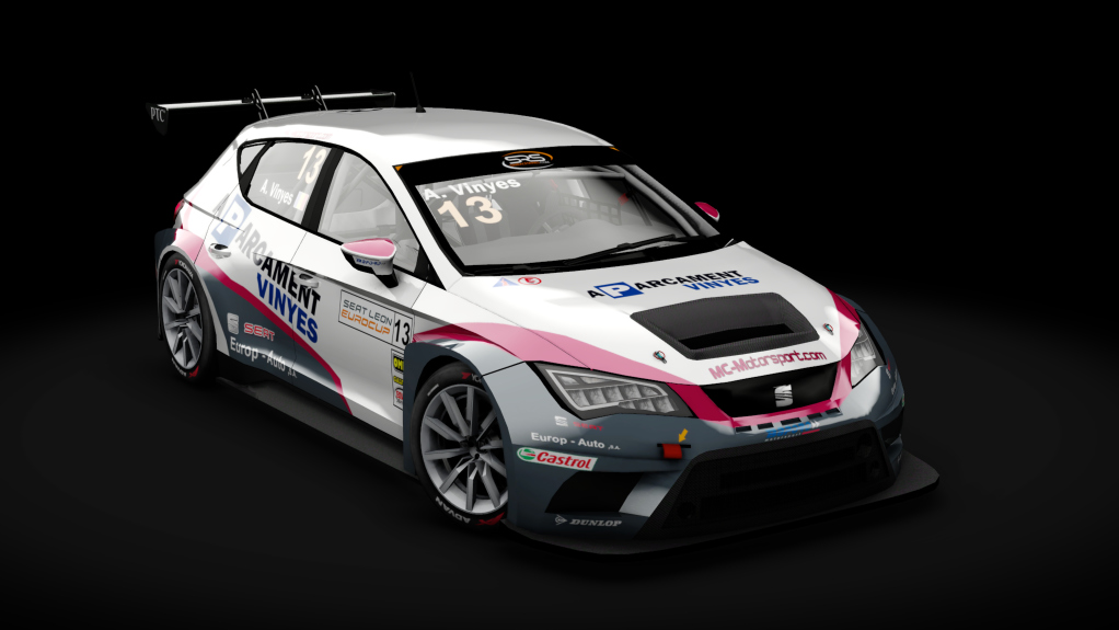 Seat Leon EuroCup, skin 13_VINYES