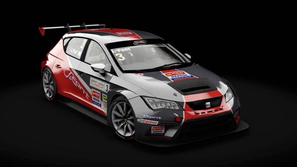 Seat Leon EuroCup, skin 3_FONT