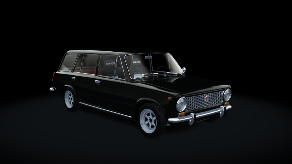 Lada 2102 Winter Drift, skin black