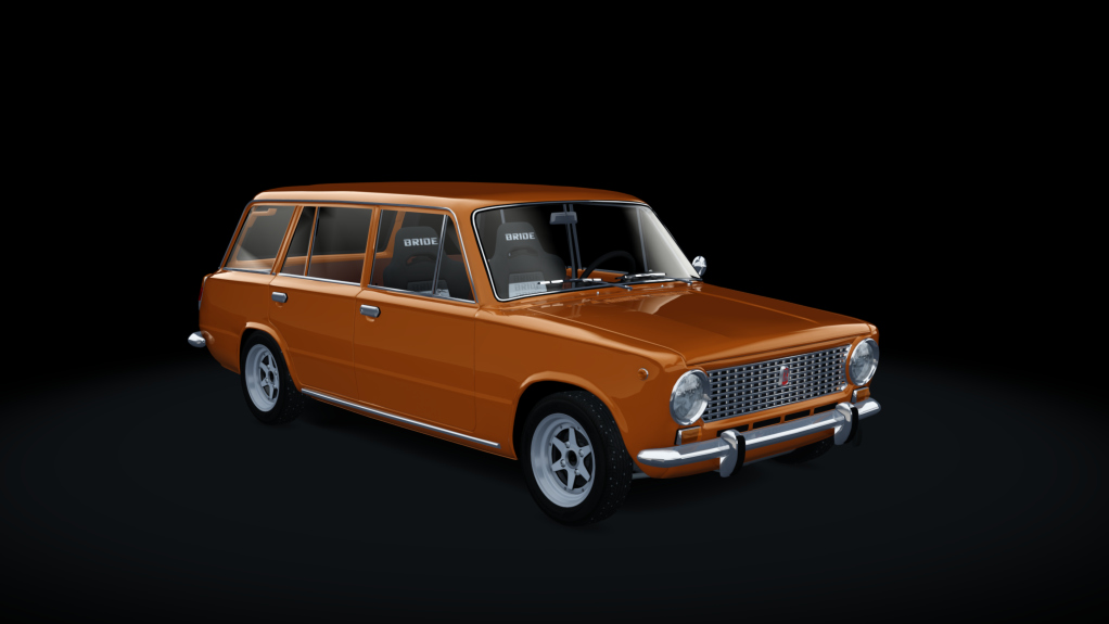 Lada 2102 Winter Drift, skin orange