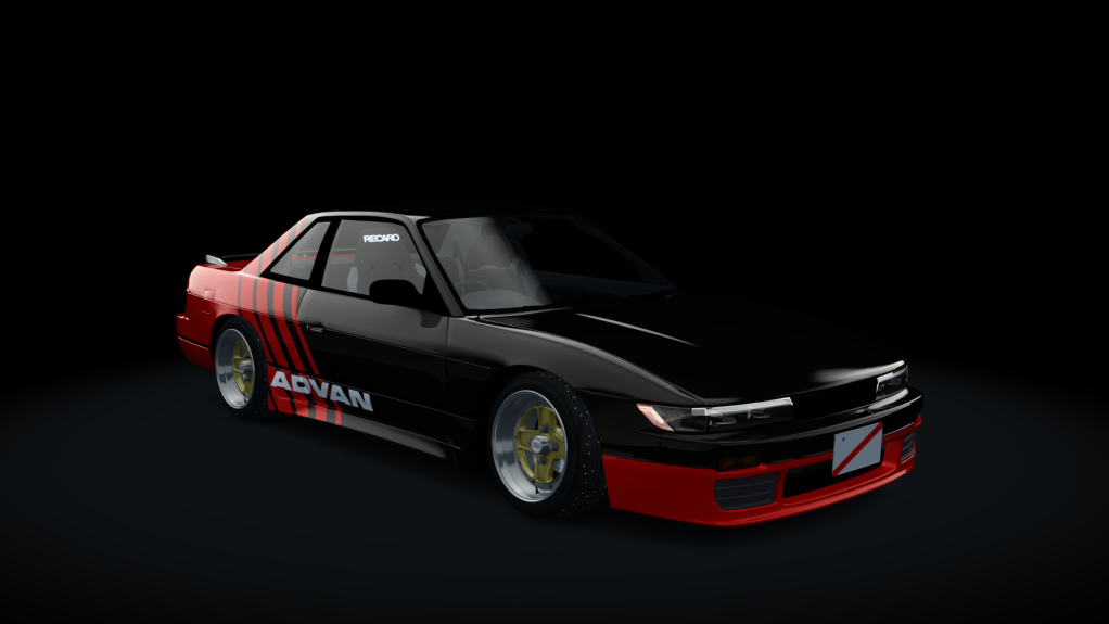 Nissan Silvia S13 Winter Drift, skin advan