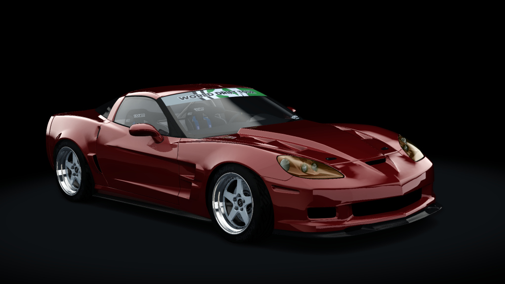 WDT Corvette C6, skin red